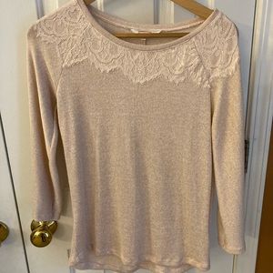 Clockhouse Sweater, Women’s Small, Peach